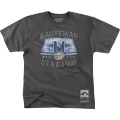 Men Mitchell & Ness T-Shirts & Tops-Stadium Series 2.0 Tee Kansas City Royals