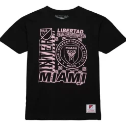 Men Mitchell & Ness T-Shirts & Tops-Striker Tee Inter Miami Cf