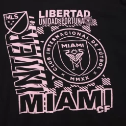 Men Mitchell & Ness T-Shirts & Tops-Striker Tee Inter Miami Cf
