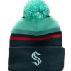 Mitchell & Ness Knit-Stripe Pom Knit Seattle Kraken