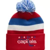Mitchell & Ness Knit-Stripe Pom Knit Washington Capitals