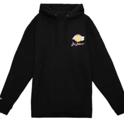 Men Mitchell & Ness Hoodies & Sweatshirts-Sugar Skull Hoodie Los Angeles Lakers