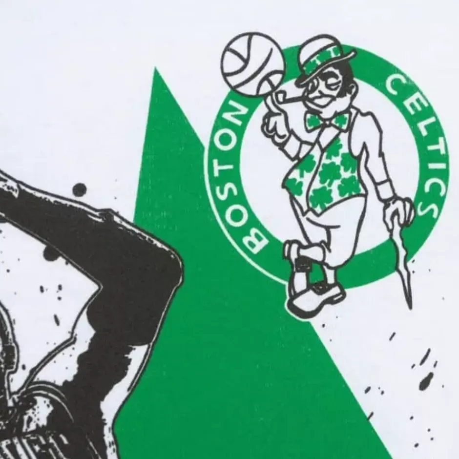 Men Mitchell & Ness T-Shirts & Tops-Suite Sensations Tee Boston Celtics Paul Pierce