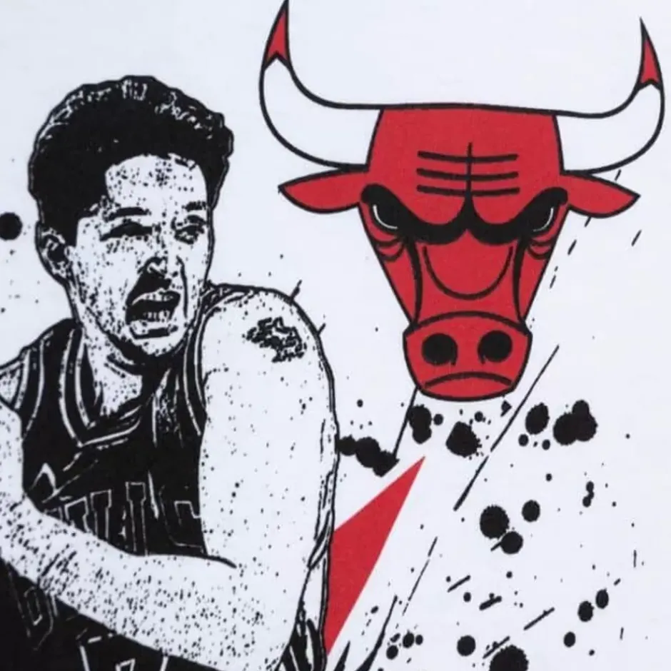 Men Mitchell & Ness T-Shirts & Tops-Suite Sensations Tee Chicago Bulls Toni Kukoc