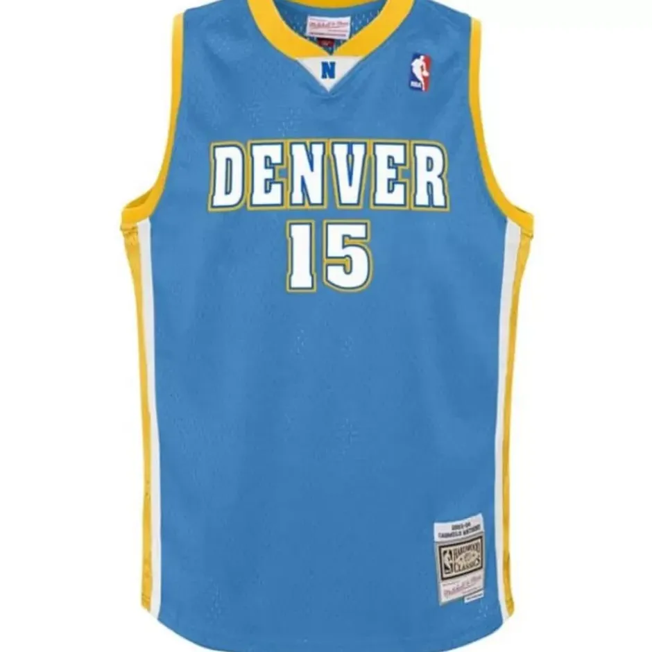 Youth Mitchell & Ness Big Kids-Swingman Carmelo Anthony Denver Nuggets Road 2003-04 Jersey