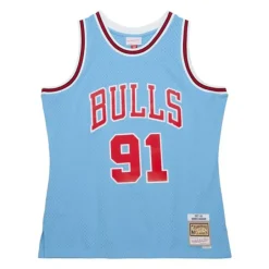 Mitchell & Ness Nba Swingman-Swingman Dennis Rodman Chicago Bulls Sky Blue Jersey
