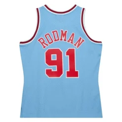 Mitchell & Ness Nba Swingman-Swingman Dennis Rodman Chicago Bulls Sky Blue Jersey