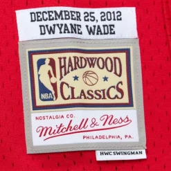 Mitchell & Ness Nba Swingman-Swingman Dwyane Wade Miami Heat Christmas Day 2012 Jersey