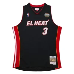 Mitchell & Ness Nba Swingman-Swingman Dwyane Wade Miami Heat Dark El Heat 2008 Jersey
