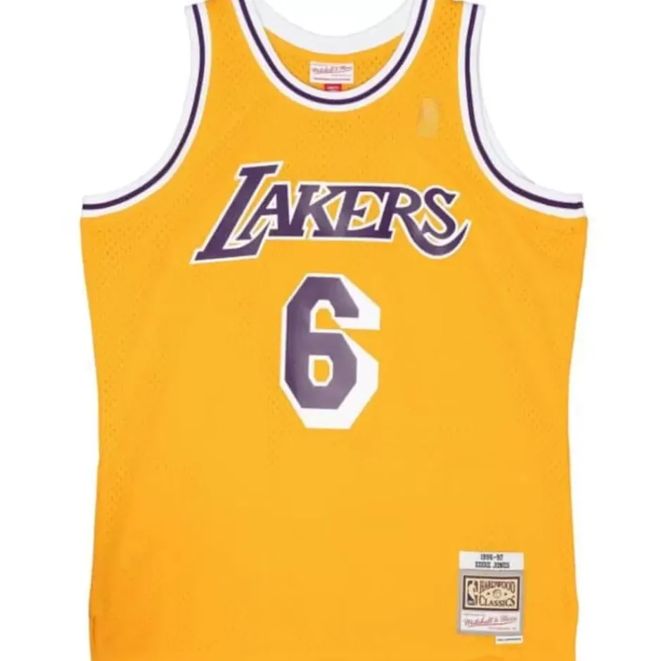Mitchell & Ness Nba Swingman-Swingman Eddie Jones Los Angeles Lakers Home 1996-97 Jersey