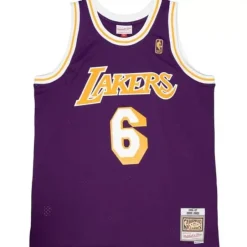 Mitchell & Ness Nba Swingman-Swingman Eddie Jones Los Angeles Lakers Road 1996-97 Jersey