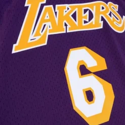 Mitchell & Ness Nba Swingman-Swingman Eddie Jones Los Angeles Lakers Road 1996-97 Jersey