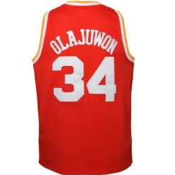 Youth Mitchell & Ness Big Kids-Swingman Hakeem Olajuwon Houston Rockets Road 1993-94 Jersey