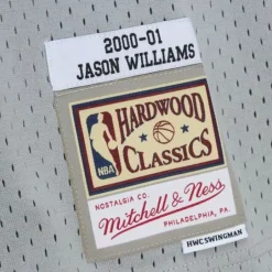 Mitchell & Ness Nba Swingman-Swingman Jason Williams Sacramento Kings 2000-01 Jersey