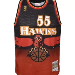 Youth Mitchell & Ness Big Kids-Swingman Jersey Atlanta Hawks 1996-97 Dikembe Mutombo