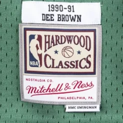 Mitchell & Ness Nba Swingman-Swingman Jersey Boston Celtics Road 1990-91 Dee Brown