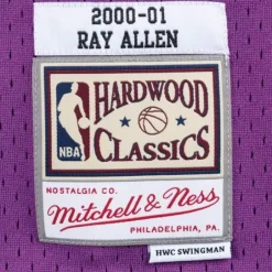 Mitchell & Ness Nba Swingman-Swingman Jersey Milwaukee Bucks Road 2000-01 Ray Allen