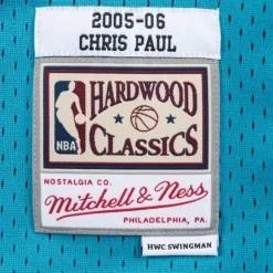 Mitchell & Ness Nba Swingman-Swingman Jersey New Orleans Hornets Road 2005-06 Chris Paul