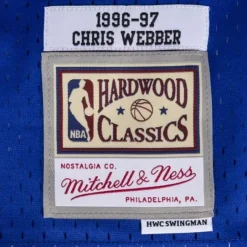 Mitchell & Ness Nba Swingman-Swingman Jersey Washington Bullets 1996-97 Chris Webber