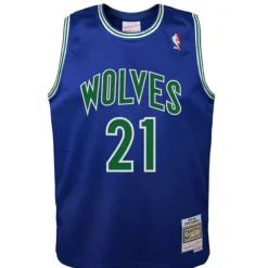 Youth Mitchell & Ness Big Kids-Swingman Kevin Garnett Minnesota Timberwolves Road 1995-96 Jersey