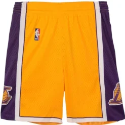 Youth Mitchell & Ness Big Kids-Swingman Los Angeles Lakers Home Shorts