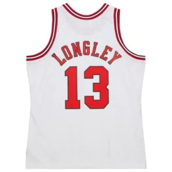 Mitchell & Ness Nba Swingman-Swingman Luc Longley Chicago Bulls White 1997-98 Jersey