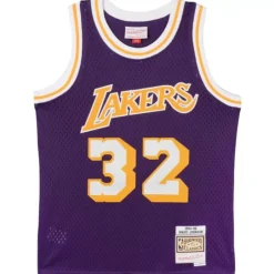 Youth Mitchell & Ness Big Kids-Swingman Magic Johnson Los Angeles Lakers Road 1984-85 Jersey