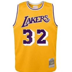 Youth Mitchell & Ness Big Kids-Swingman Magic Johnson Los Angeles Lakers Home 1984-85 Jersey