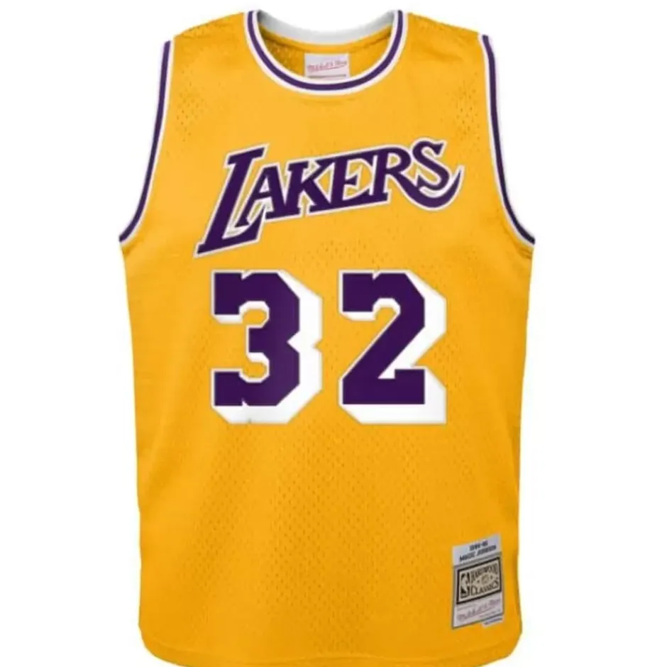 Youth Mitchell & Ness Big Kids-Swingman Magic Johnson Los Angeles Lakers Home 1984-85 Jersey