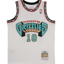 Youth Mitchell & Ness Big Kids-Swingman Mike Bibby Vancouver Grizzlies Home Jersey