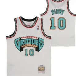 Youth Mitchell & Ness Big Kids-Swingman Mike Bibby Vancouver Grizzlies Home Jersey