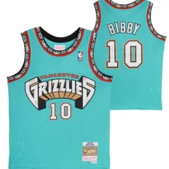 Youth Mitchell & Ness Infant & Toddler-Swingman Mike Bibby Vancouver Grizzlies Road Jersey