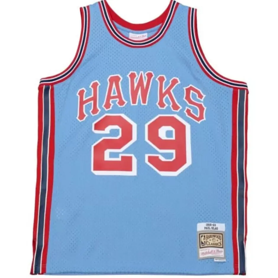 Mitchell & Ness Nba Swingman-Swingman Paul Silas Atlanta Hawks 1968-69 Jersey