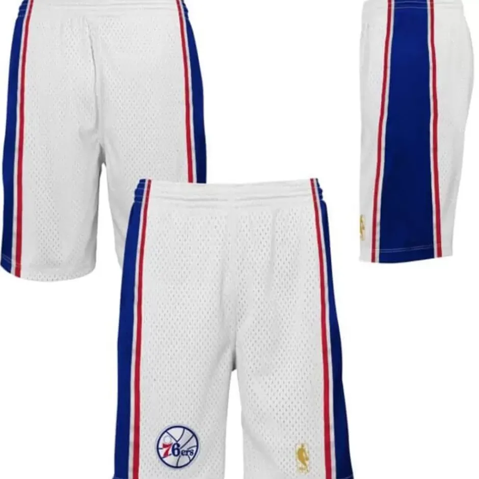 Youth Mitchell & Ness Big Kids-Swingman Philadelphia 76Ers Home 1996-97 Shorts