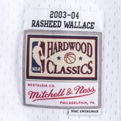 Mitchell & Ness Nba Swingman-Swingman Rasheed Wallace Detroit Pistons Home 2003-04 Jersey