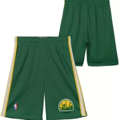 Youth Mitchell & Ness Big Kids-Swingman Seattle Supersonics Road 1994-95 Shorts