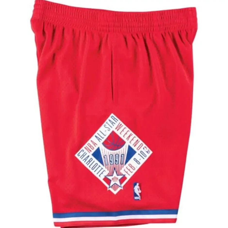 Mitchell & Ness Nba Swingman-Swingman Shorts All-Star West 1991