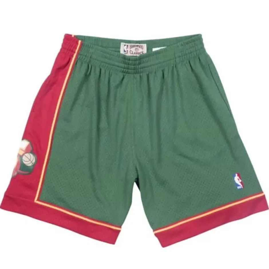 Mitchell & Ness Nba Swingman-Swingman Shorts Seattle Supersonics Road 1995-96
