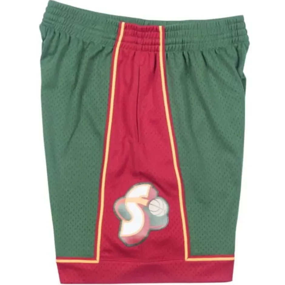 Mitchell & Ness Nba Swingman-Swingman Shorts Seattle Supersonics Road 1995-96