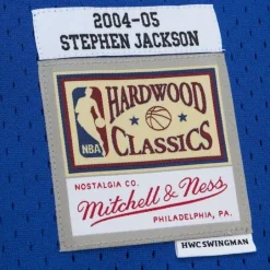 Mitchell & Ness Nba Swingman-Swingman Stephen Jackson Indiana Pacers Blue Hwc 2004-05 Jersey