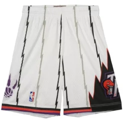 Youth Mitchell & Ness Big Kids-Swingman Toronto Raptors Home Shorts