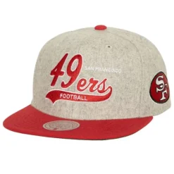 Mitchell & Ness Snapback-Tailsweep 2.0 Melton Snapback San Francisco 49Ers