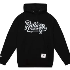 Men Mitchell & Ness Hoodies & Sweatshirts-Tailsweep Hoody Oakland Raiders