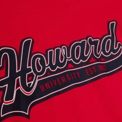 Men Mitchell & Ness T-Shirts & Tops-Tailsweep Tee Howard University