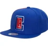 Mitchell & Ness Snapback-Tapestry Snapback Los Angeles Clippers