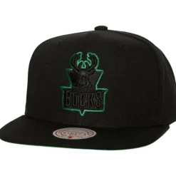 Mitchell & Ness Snapback-Tc Bottoms Snapback Hwc Milwaukee Bucks