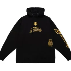 Men Mitchell & Ness Hoodies & Sweatshirts-Tde X Br Remix Hoody Los Angeles Lakers