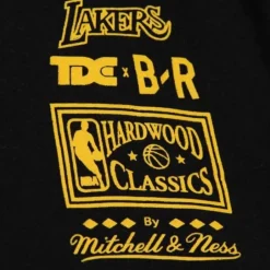 Men Mitchell & Ness Hoodies & Sweatshirts-Tde X Br Remix Hoody Los Angeles Lakers