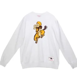 Men Mitchell & Ness Hoodies & Sweatshirts-Team Basic 3 Crew Denver Broncos