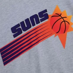 Men Mitchell & Ness T-Shirts & Tops-Team Basic 3 Tee Phoenix Suns